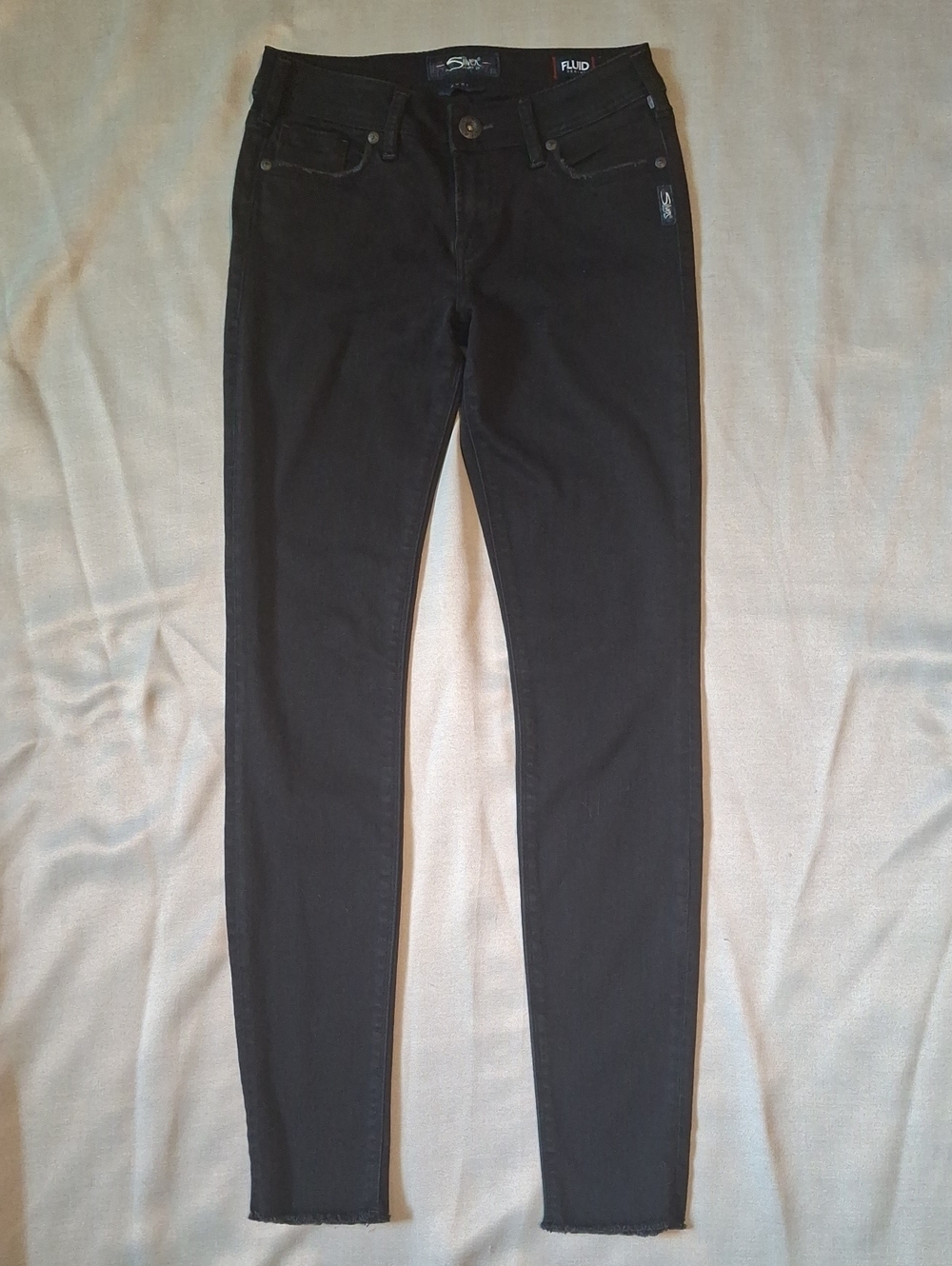 Silver Jeans Co. Suki Mid Super Skinny Black Jeans W26 L31